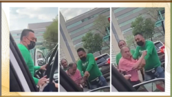 hombre saca palo del golf en calles de la CDMX tras ser amedrentado.