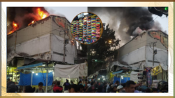 Bodega de tenis se incendia en Tepito