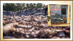 Residuos de basura en las calles